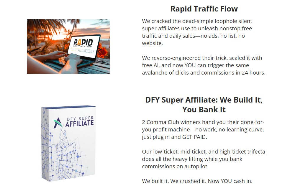 Rapid Traffic Flow DFY Super Affiliate